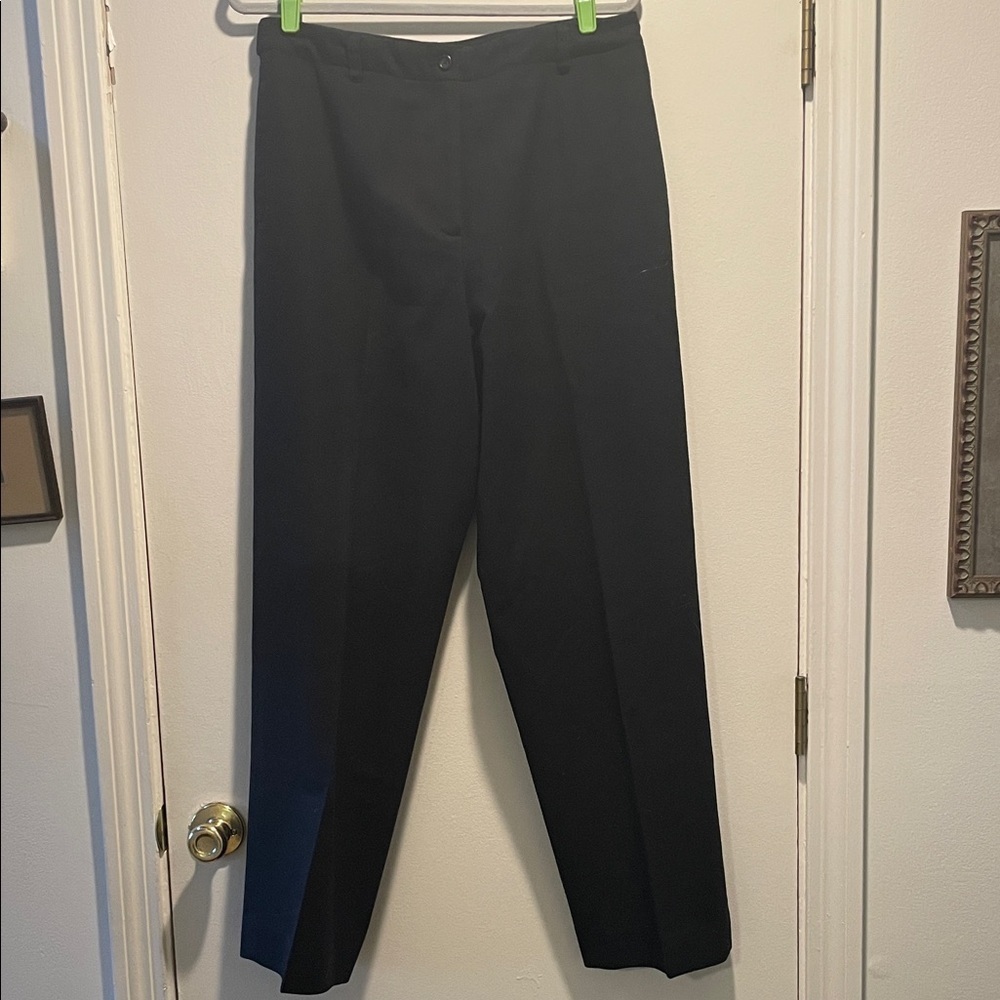 Pendleton Originals Vintage Women's Classic  Adjustable Black Straight Leg Pants